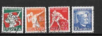 1932 Complete serie Pro Juventute Postzegels 1932, Postzegels en Munten, Ophalen of Verzenden, Gestempeld