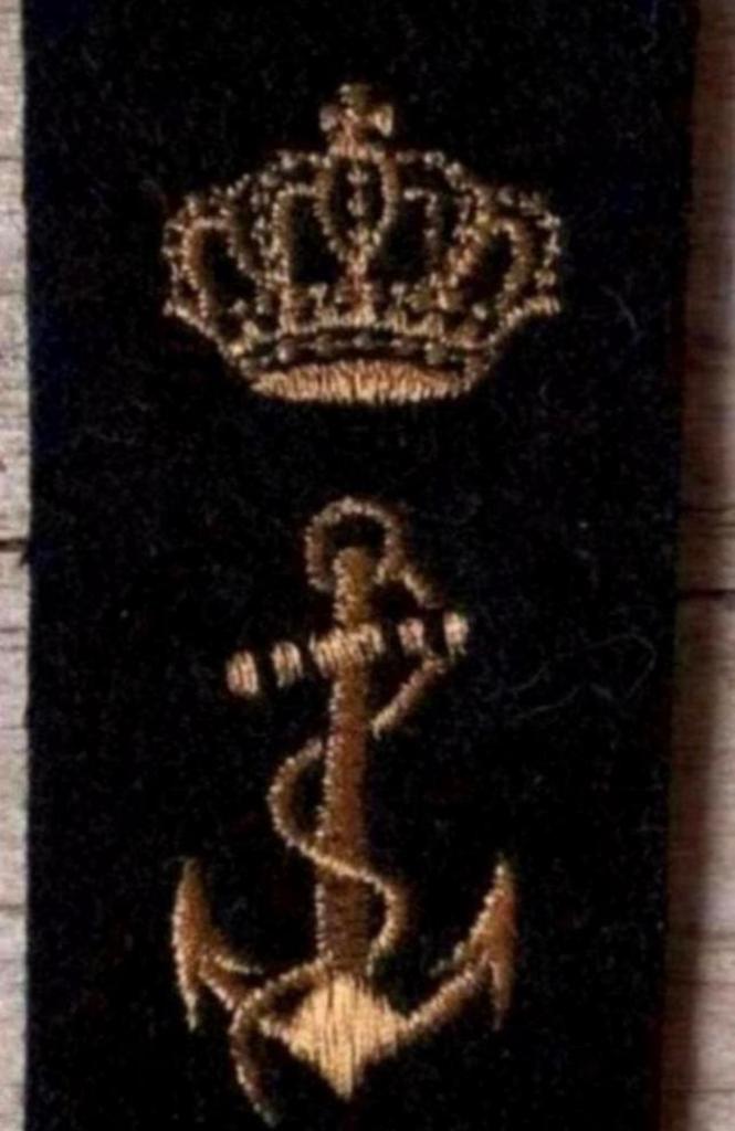Marine Embleem  Officier Zeedienst / Operationele Dienst, Verzenden, Marine, Nederland, Embleem of Badge