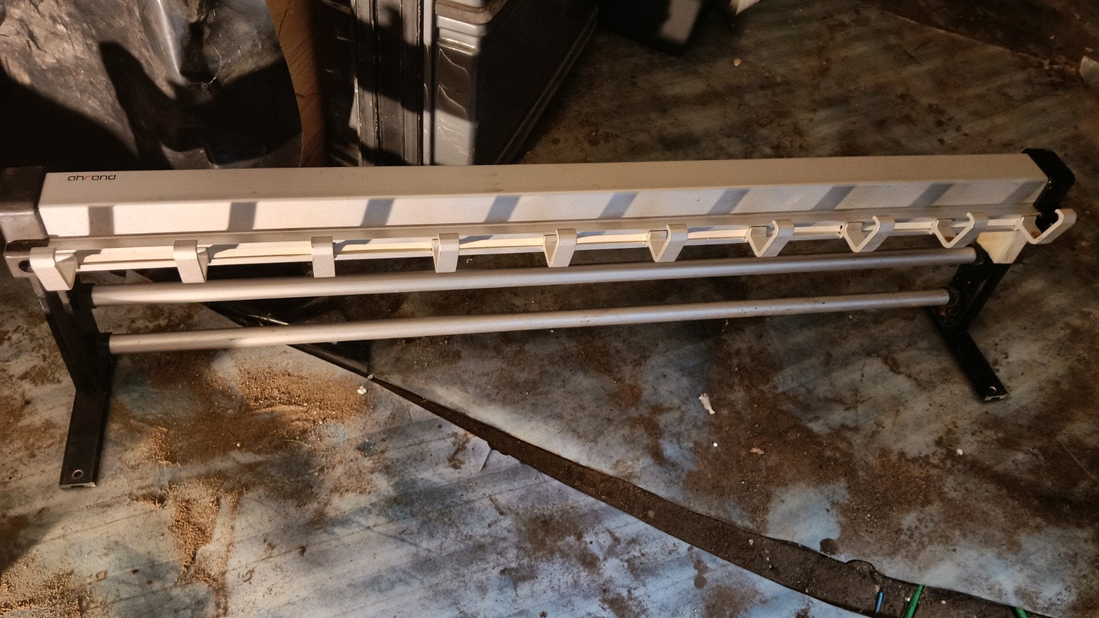 kapstok met haken, Gebruikt, 100 tot 150 cm, Metaal, Ophalen