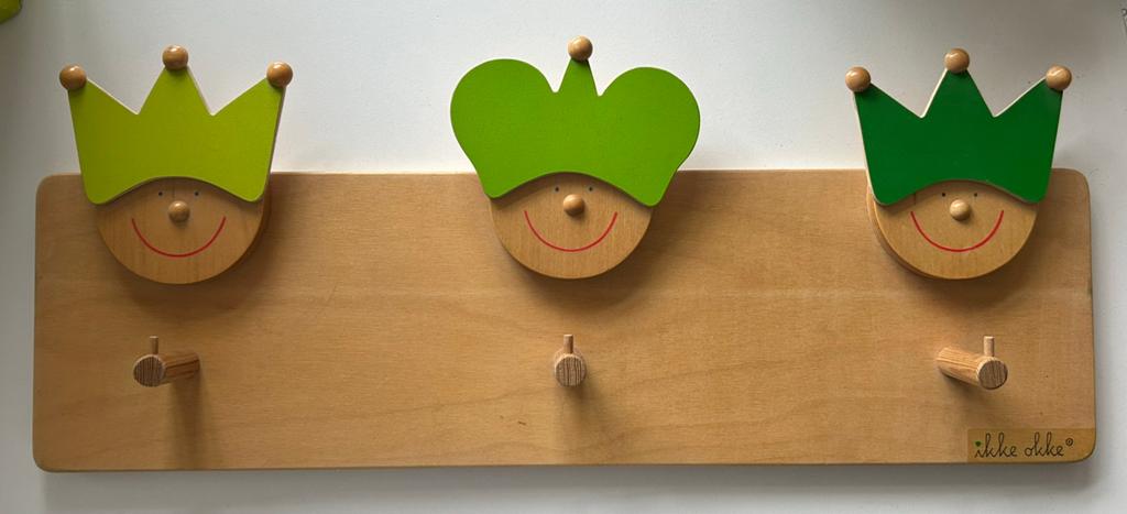 Kapstokje van Ikke Okke, kinderkamer, hout, groen, Kinderen en Baby's, Kinderkamer | Inrichting en Decoratie, Ophalen of Verzenden