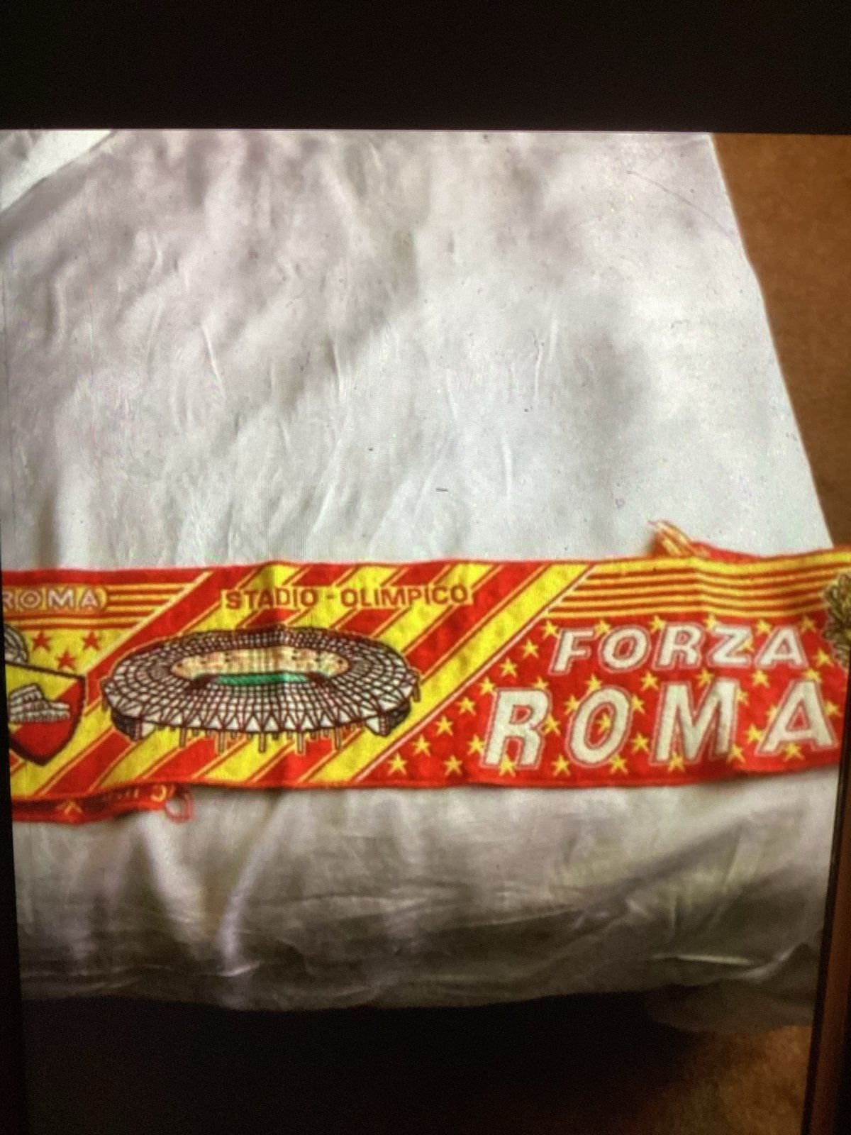 Forza Roma sjaal - Nieuw, Ophalen of Verzenden, Nieuw, Buitenlandse clubs, Vaantje of Sjaal