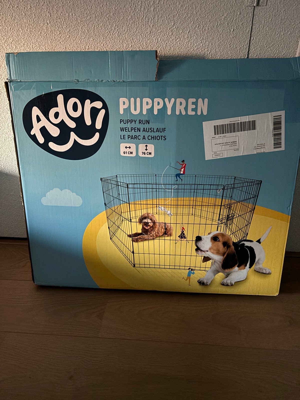 Puppy ren., Dieren en Toebehoren, Ophalen, Zo goed als nieuw