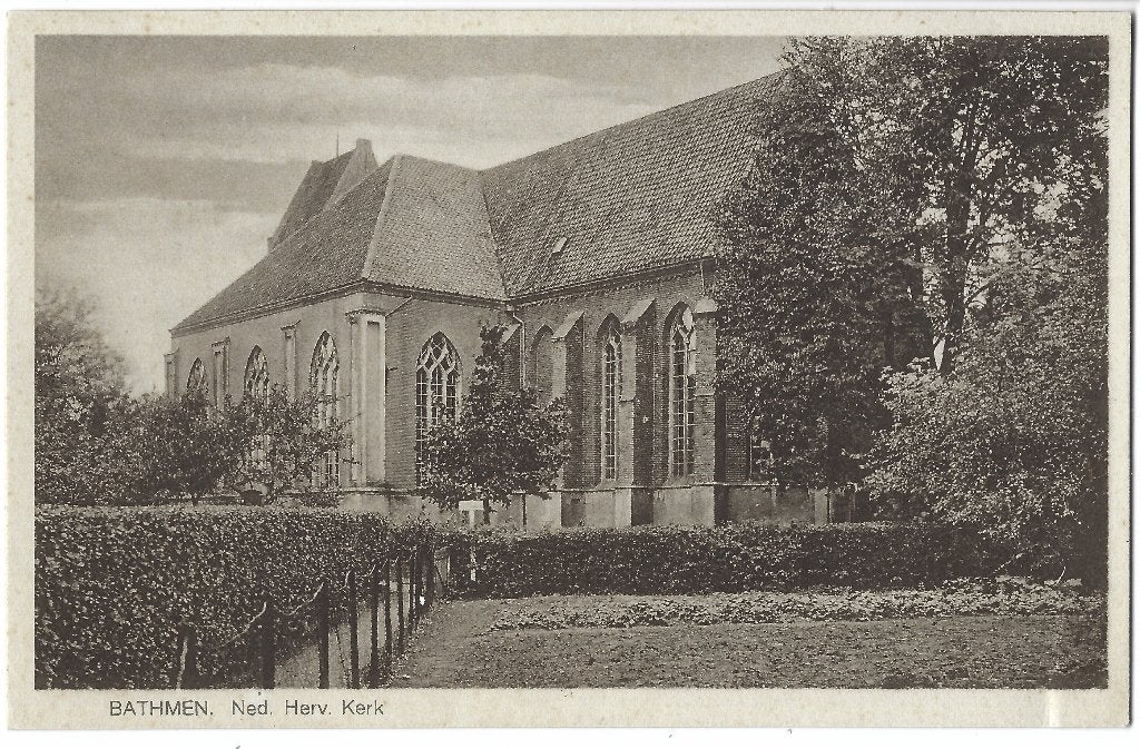 Bathmen, Ned. Herv. Kerk, Ophalen of Verzenden, 1940 tot 1960, Ongelopen, Overijssel