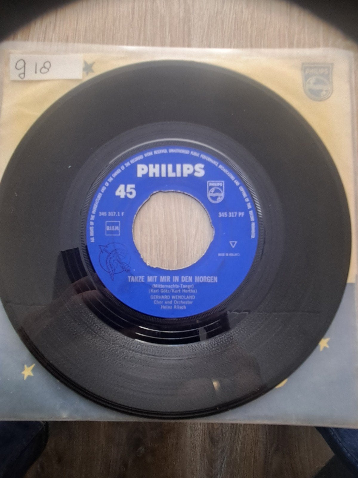 Gerhard Wendland - Tanze mit mir in den Morgen (Single), Gebruikt, 7 inch, EP, Schlager