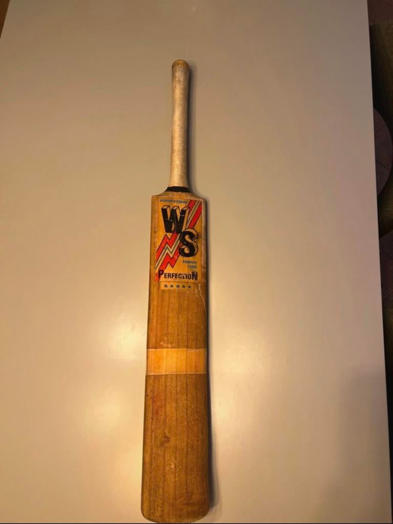 Vintage perfection cricket bat by warsop, Ophalen of Verzenden, Gebruikt