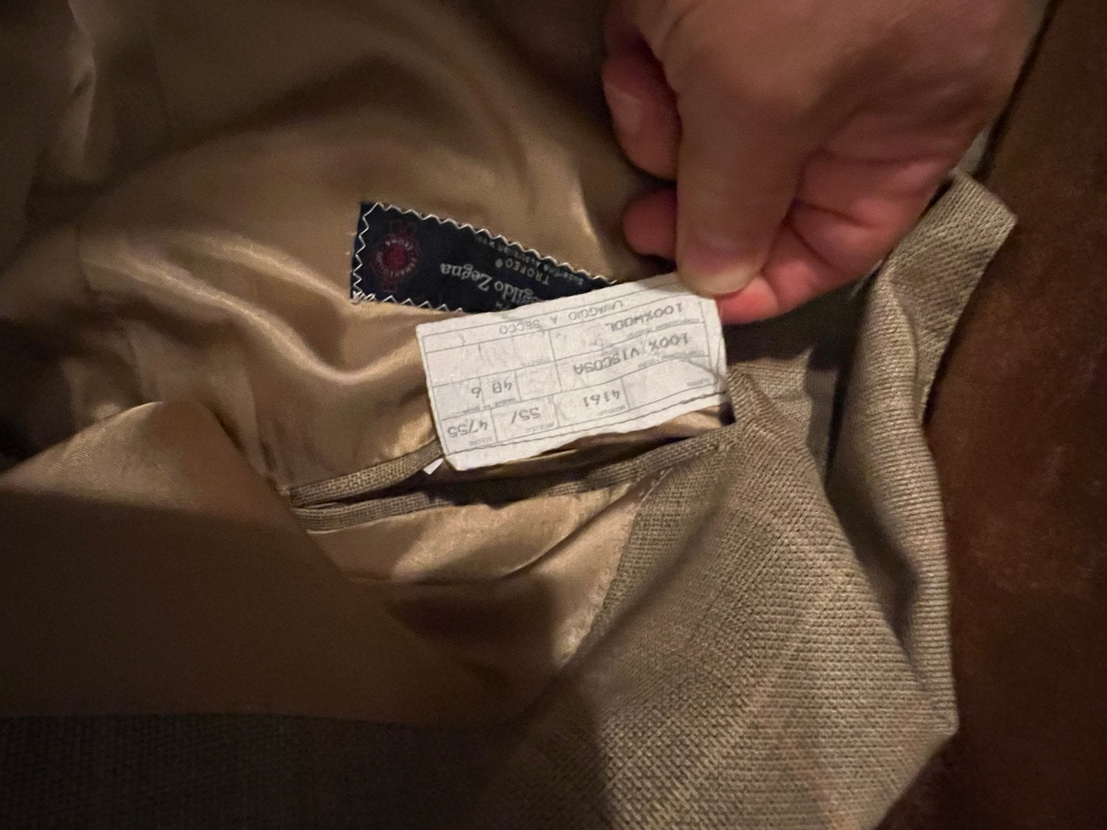Ermenegildo zegna colbert, Ophalen of Verzenden, Zo goed als nieuw, Maat 48/50 (M)