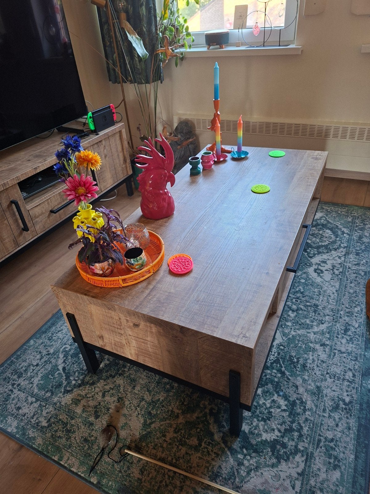 Salontafel Ricardi serie Pronto, Ophalen, 100 tot 150 cm, 50 tot 100 cm, Zo goed als nieuw
