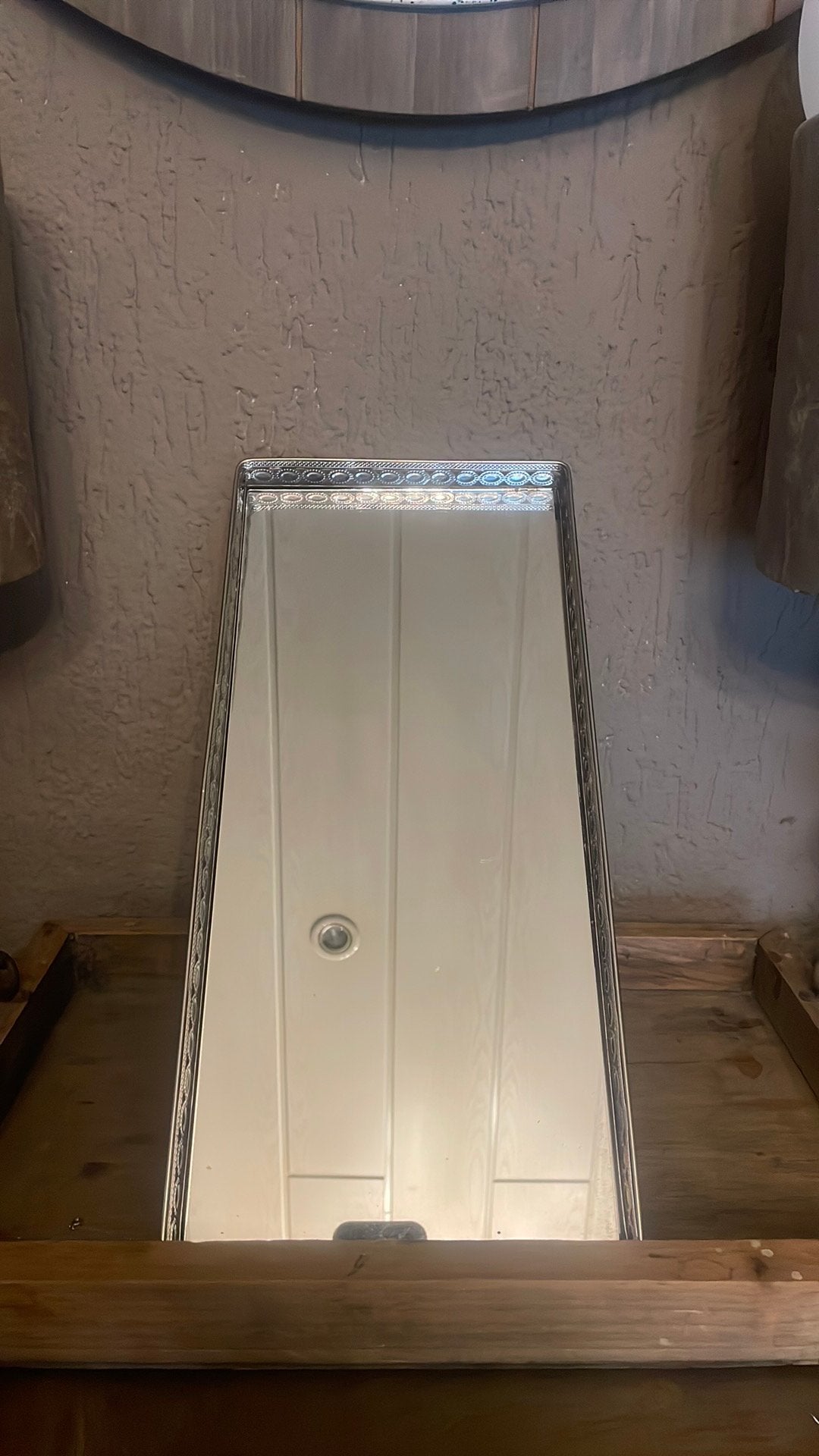 Dienblad zilver spiegel, Huis en Inrichting, Ophalen, Minder dan 50 cm, Zo goed als nieuw, Minder dan 100 cm
