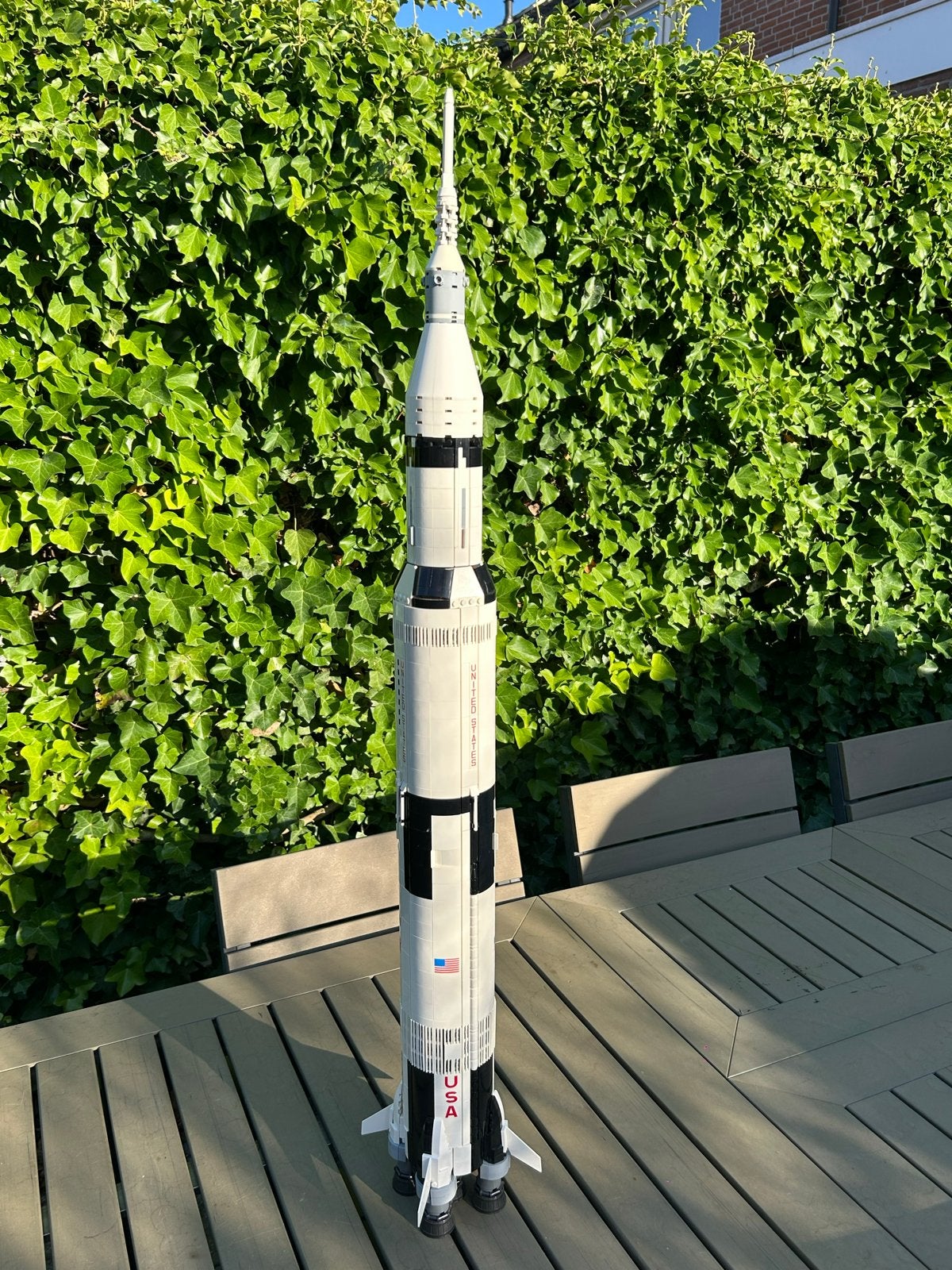 LEGO NASA Apollo Saturn V (92176) - Zo goed als nieuw, Ophalen of Verzenden, Zo goed als nieuw, Space, Complete set