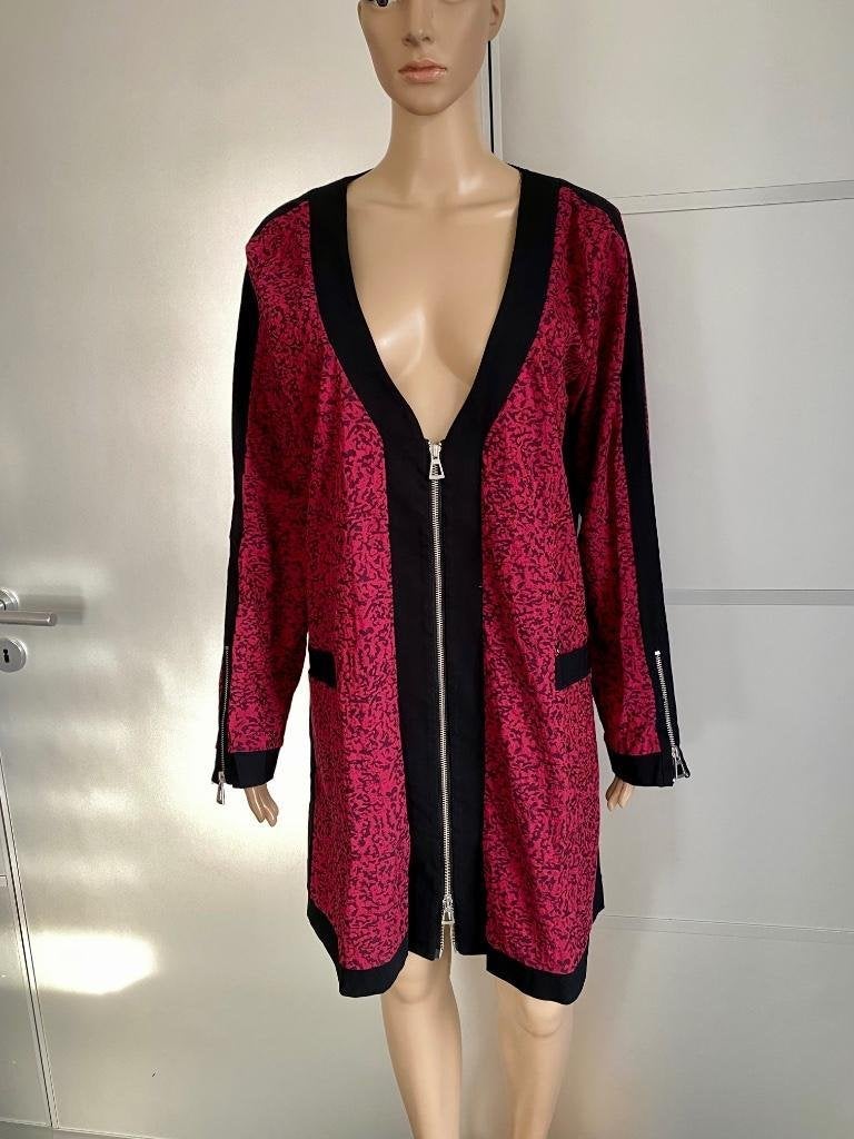 J23 Twister maat 2=44/46=L/XL lang jasje vest blazer rood, Maat 42/44 (L), Ophalen of Verzenden, Zo goed als nieuw, Jasje