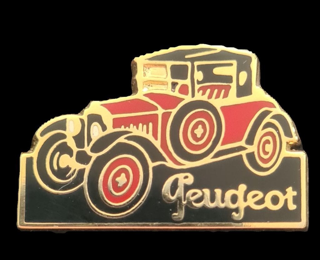 Peugeot 202 afb. pin- emaille, Verzenden, Nieuw, Transport, Speldje of Pin