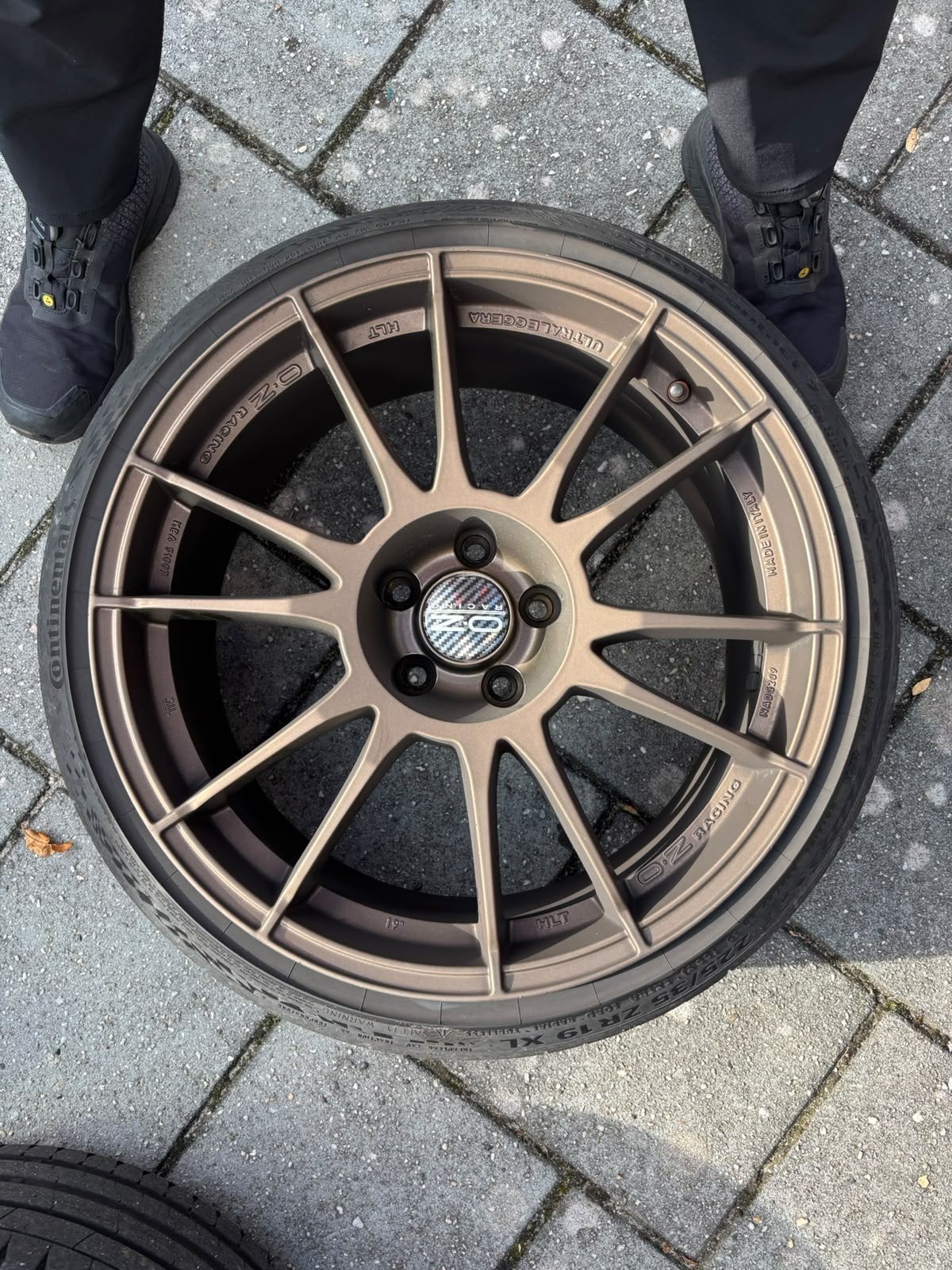 Oz Ultraleggera bronzs 19 inch velgen 5x112, Ophalen