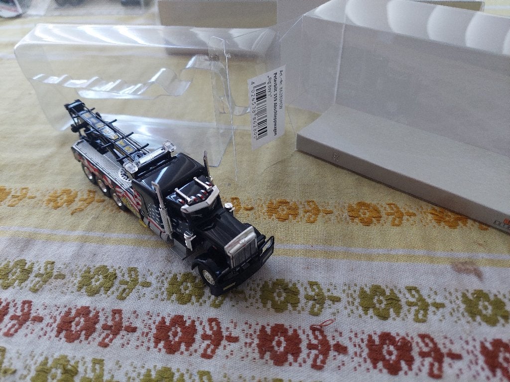 969 brekina 86280 mcw peterbilt 359 afsleepwagen 1:87 boys, Ophalen of Verzenden, Nieuw, Bus of Vrachtwagen, Brekina