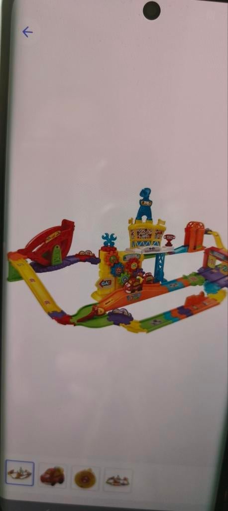 VTech Super RC racecircuit met Mickey Mouse auto, Ophalen, Gebruikt, Jongen of Meisje