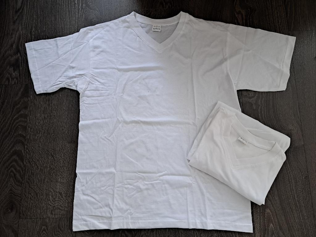 wit Shirt  - L   jusa17, Kleding | Heren, T-shirts, Maat 52/54 (L), Onbekend, Wit, Ophalen of Verzenden