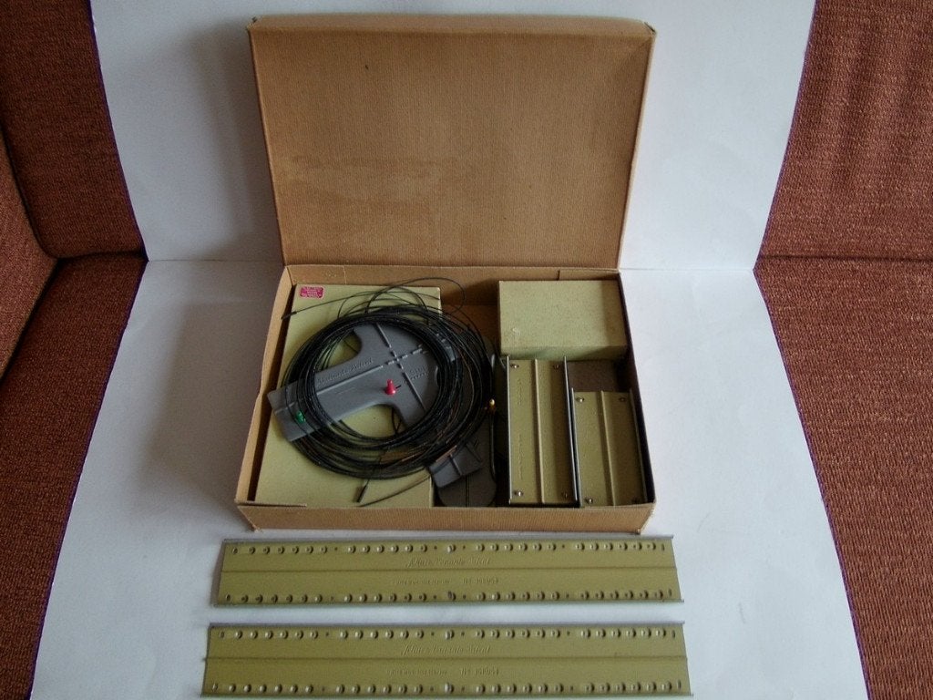 Oude Schuco Varianto doos met Brugdelen, Kruizingen, etc., Ophalen of Verzenden, Gebruikt