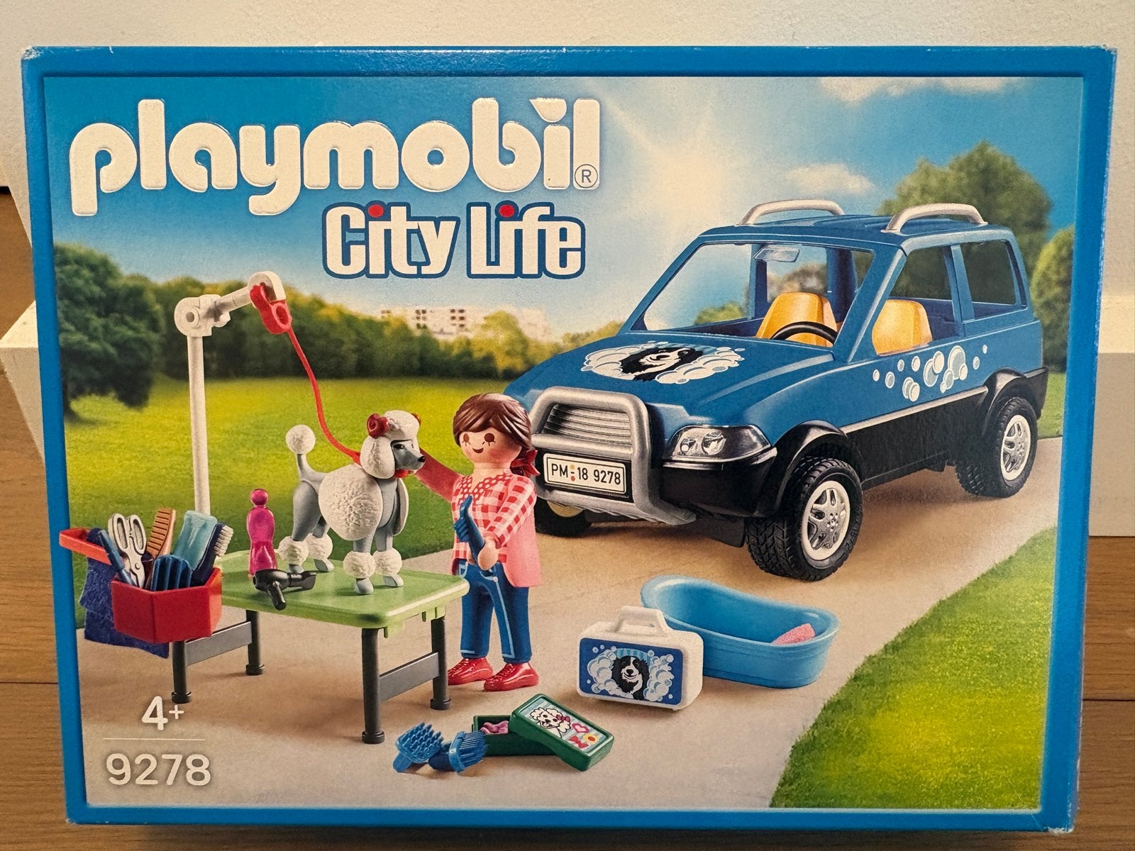 Playmobil City Life 9278 Hondentrimsalon met auto, Ophalen of Verzenden, Zo goed als nieuw, Jongen of Meisje