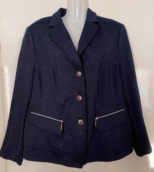 Gelco jasje met bijpassende rok maat 46 [v], Kostuum of Pak, Blauw, Maat 46/48 (XL) of groter, Ophalen of Verzenden