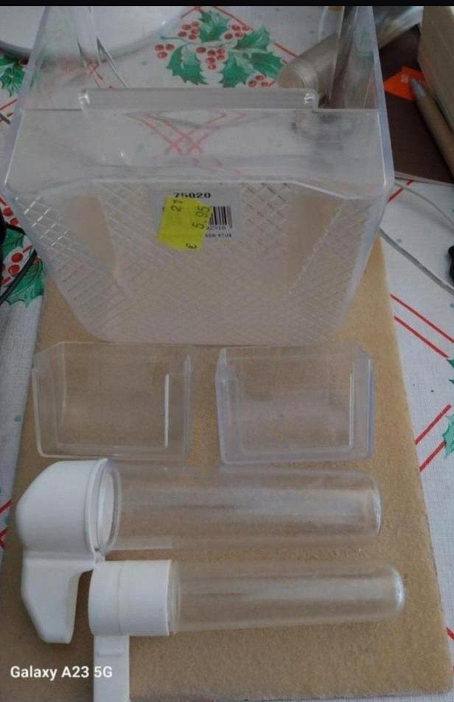 Nieuw, 2 x vogel drinkfonteintjes en 3 voerbakjes, Ophalen, Nieuw, Eten en Drinken