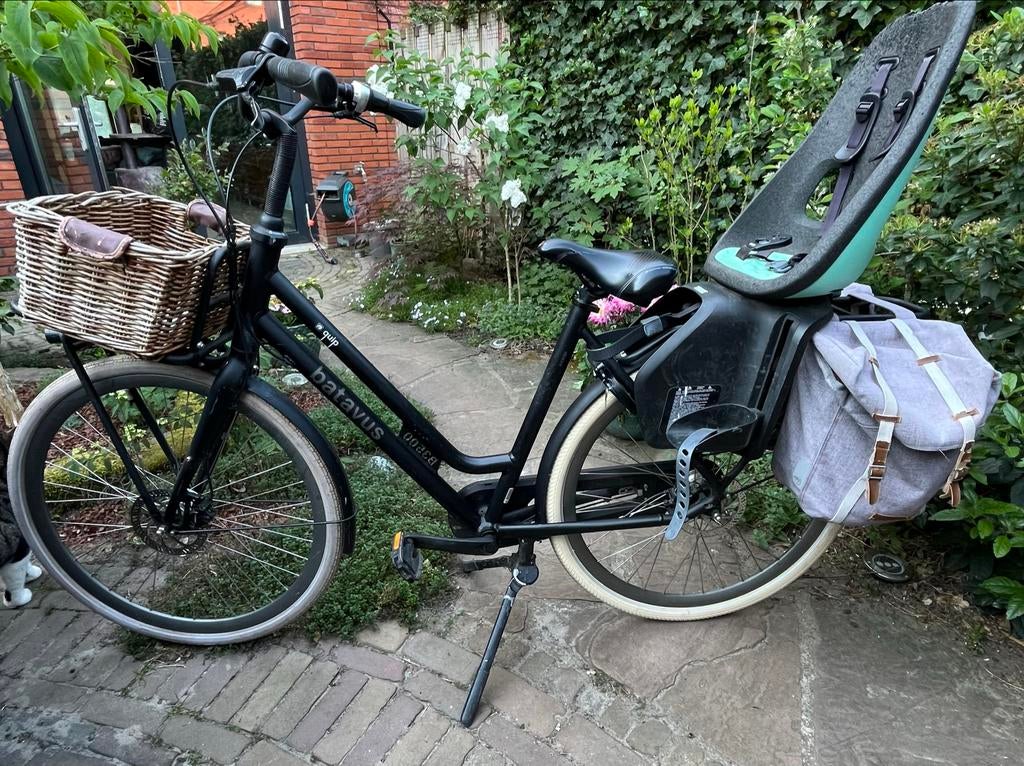 Batavus fiets 7 Nexus versnellingen en kinderzitje, Ophalen, Versnellingen, Batavus, Schijfrem