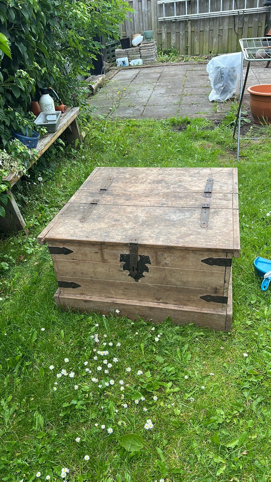 Houten tafelkist, Ophalen, Gebruikt, Minder dan 50 cm