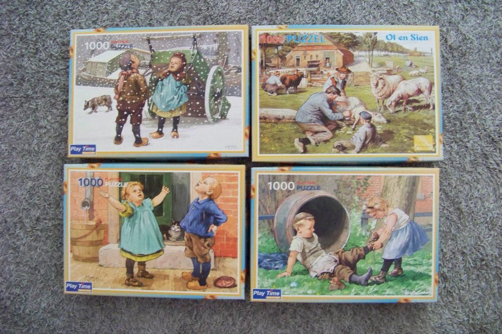 Ot en Sien puzzels 1000 stukjes, Ophalen of Verzenden, 500 t/m 1500 stukjes, Zo goed als nieuw