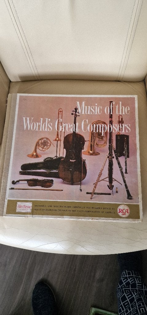 Music of the Worlds Great Composers, 12 lp's, Gebruikt, Overige typen, Ophalen of Verzenden, 12 inch