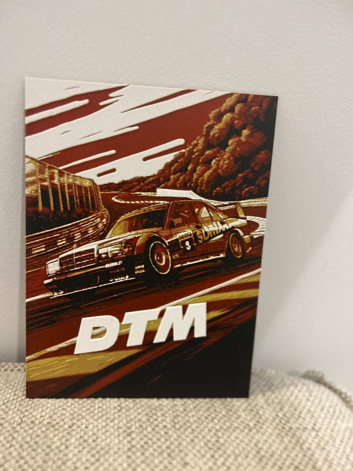 3d kunst Mercedes 190e dtm 15x20, Ophalen