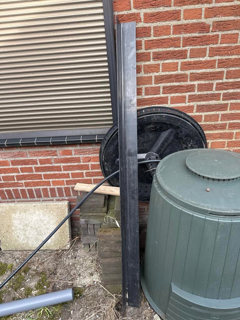 Hoeklijn 80 x 100 1800 lang stalen latei, Doe-het-zelf en Verbouw, Metalen, Ophalen, Zo goed als nieuw, IJzer