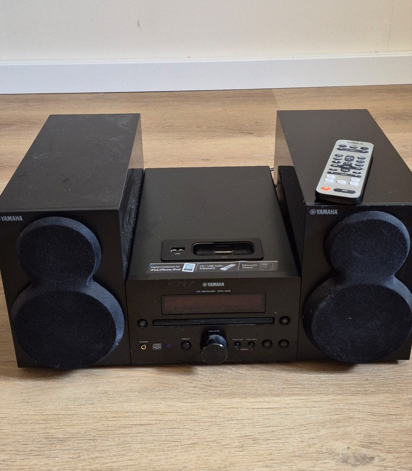 Yamaha CRX-332 Mini stereo set, MP3-aansluiting, Zo goed als nieuw, Cd-speler, Ophalen