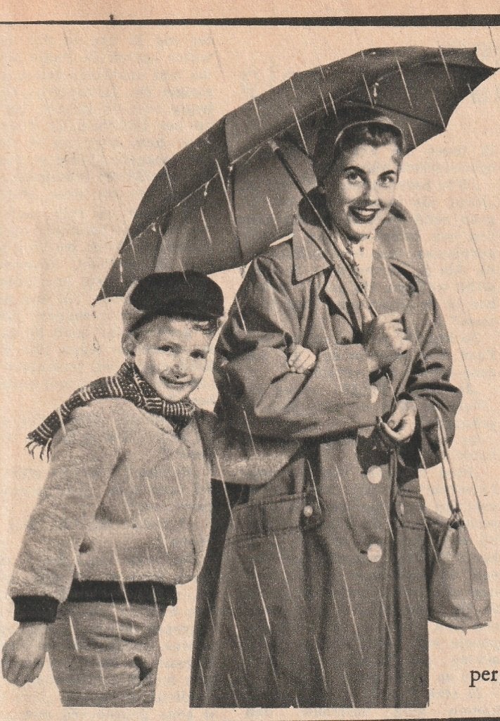 Retro reclame 1956 Verkade koekjes jongetje en moeder, Verzamelen, Verzenden, Overige typen