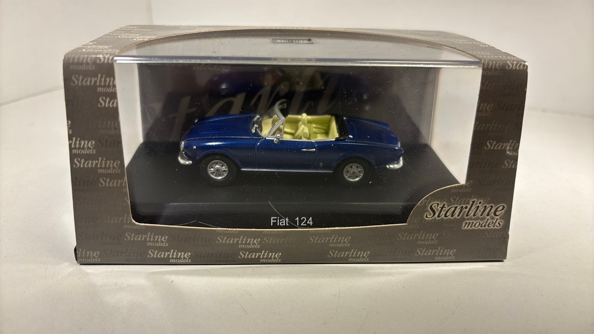 Fiat 124 bleu starline 1.43, Overige merken, Auto, Ophalen of Verzenden, A