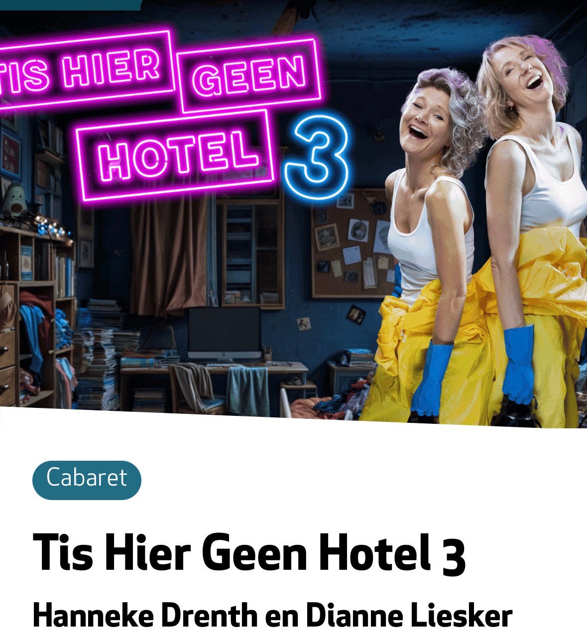 4x Tis hier geen Hotel 3 - Munttheater, Drie personen of meer, Januari