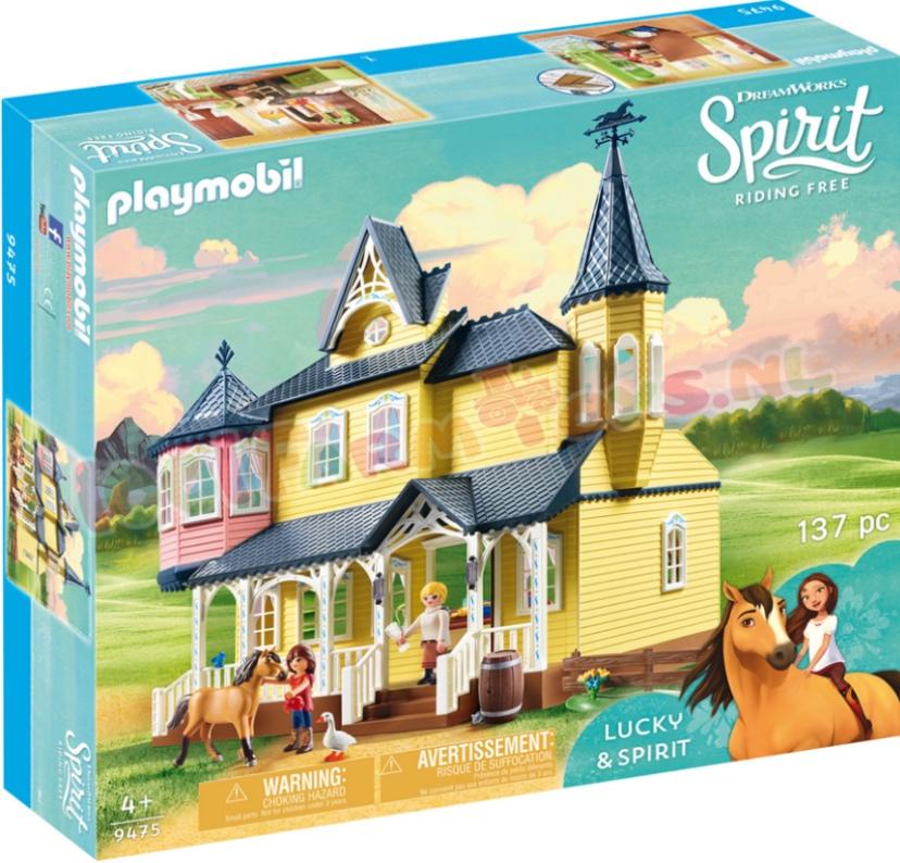 Playmobil spirit huis Nr. 9475 + spirit kamer Nr. 9476, Kinderen en Baby's, Speelgoed | Playmobil, Ophalen of Verzenden, Gebruikt