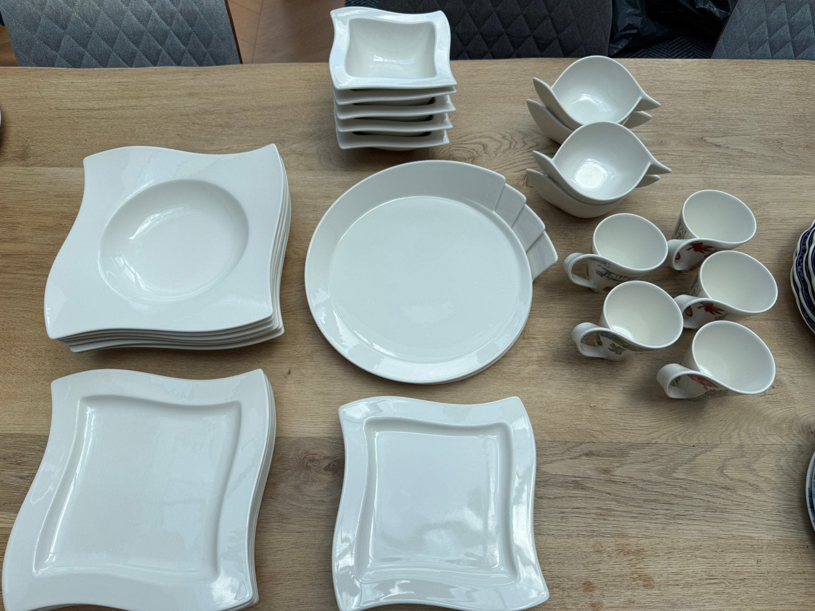 Villeroy & Boch New Wave servies 36-delig, Ophalen, Gebruikt, Overige stijlen, Porselein