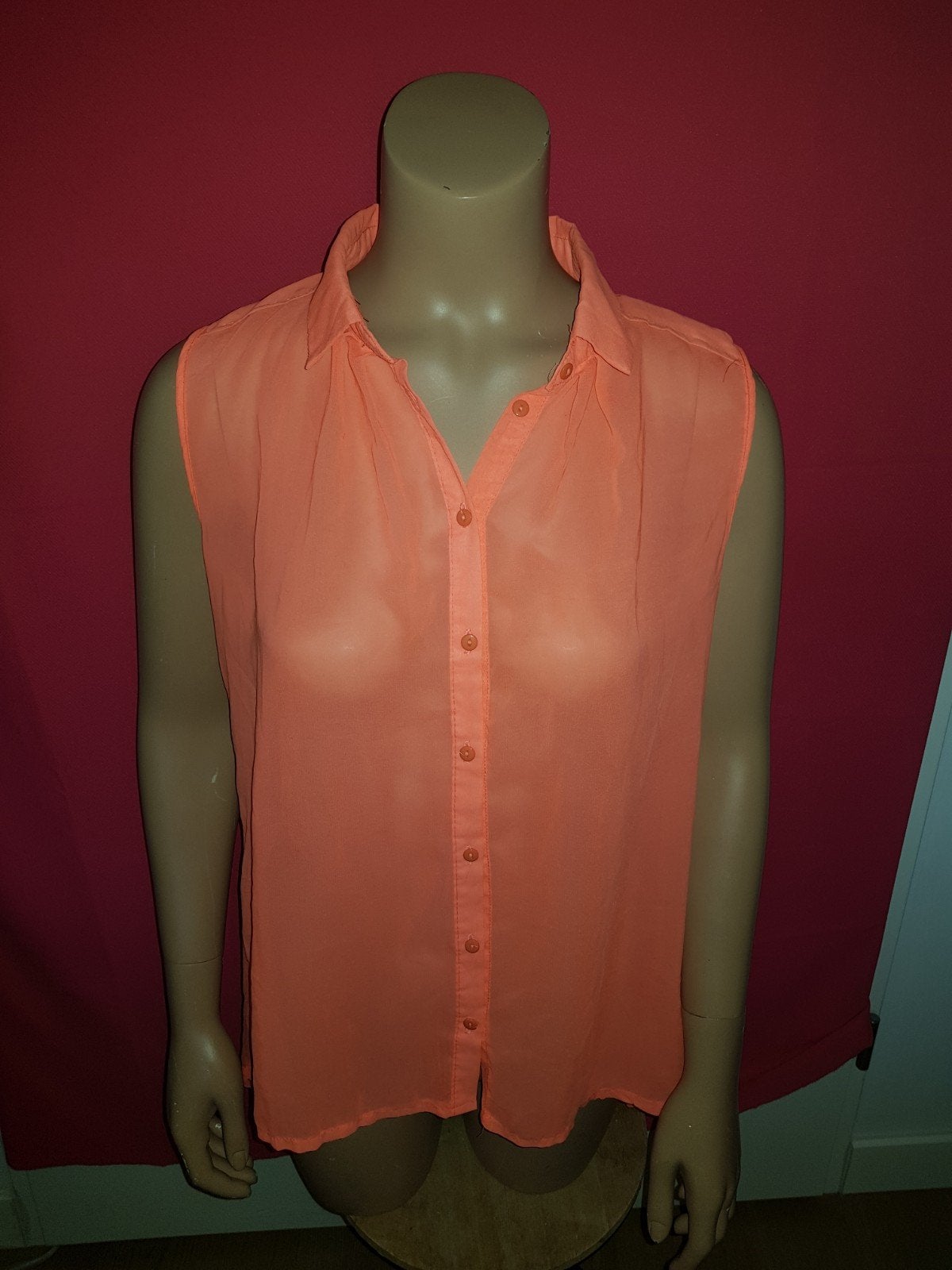 Top(339), Kleding | Dames, Ophalen of Verzenden, Zo goed als nieuw, Maat 38/40 (M), Oranje