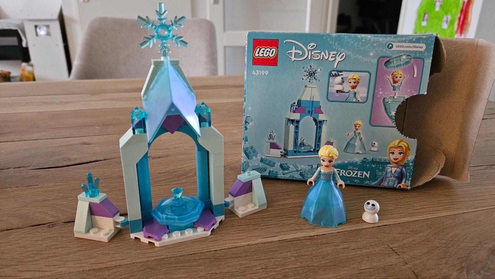 LEGO Disney Frozen Elsa's IJskasteel 43199, Ophalen of Verzenden, Zo goed als nieuw, Overige merken