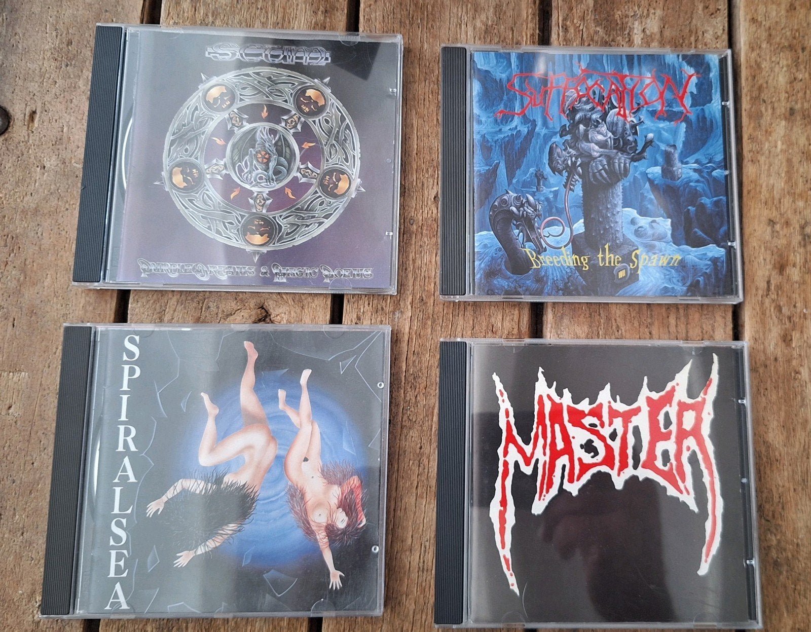 4 prachtige Death metal cd's, Ophalen of Verzenden, Zo goed als nieuw