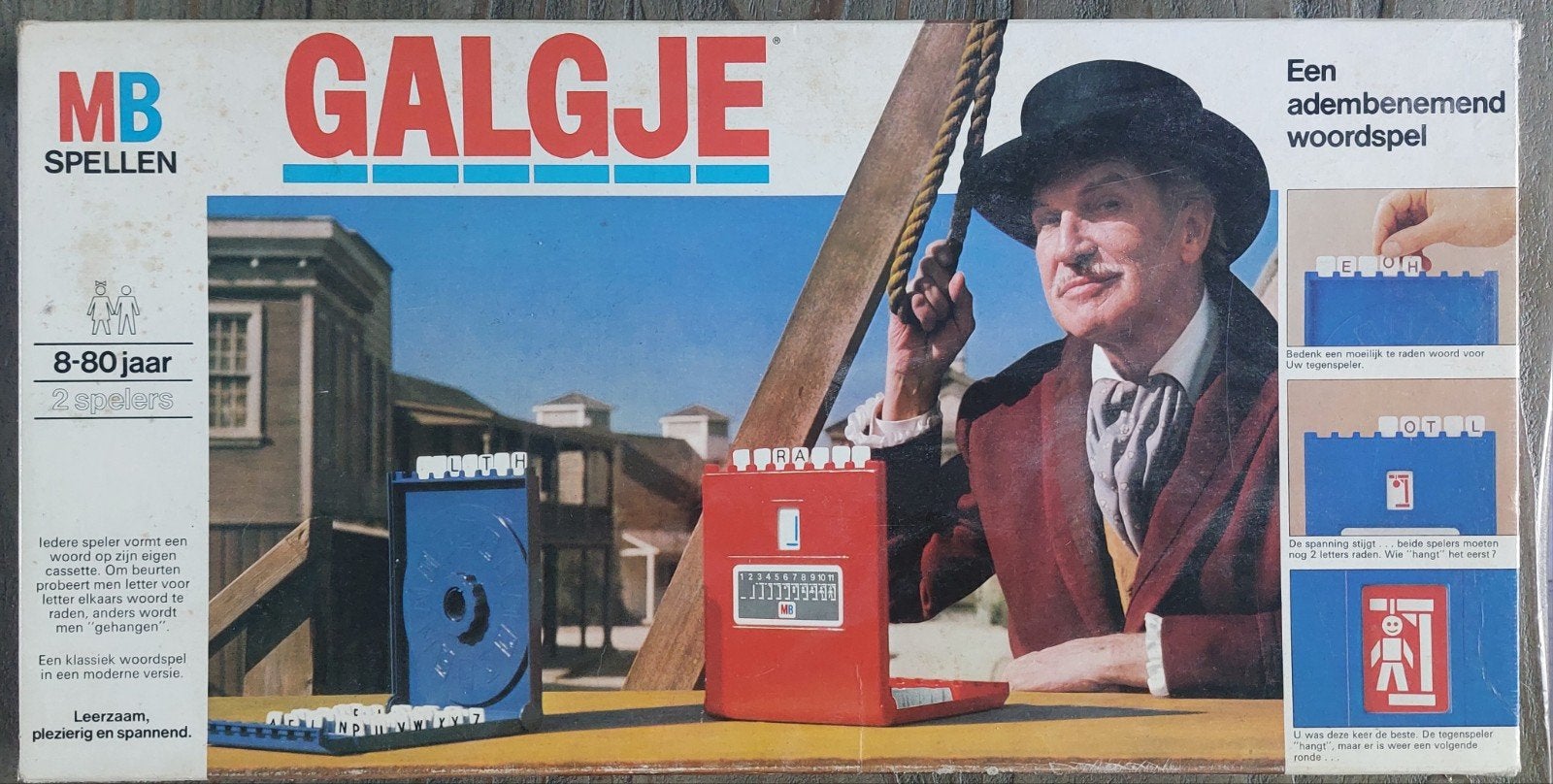 Galgje - Klassiek Woordspel, Een of twee spelers, Ophalen of Verzenden, Gebruikt, MB Spellen
