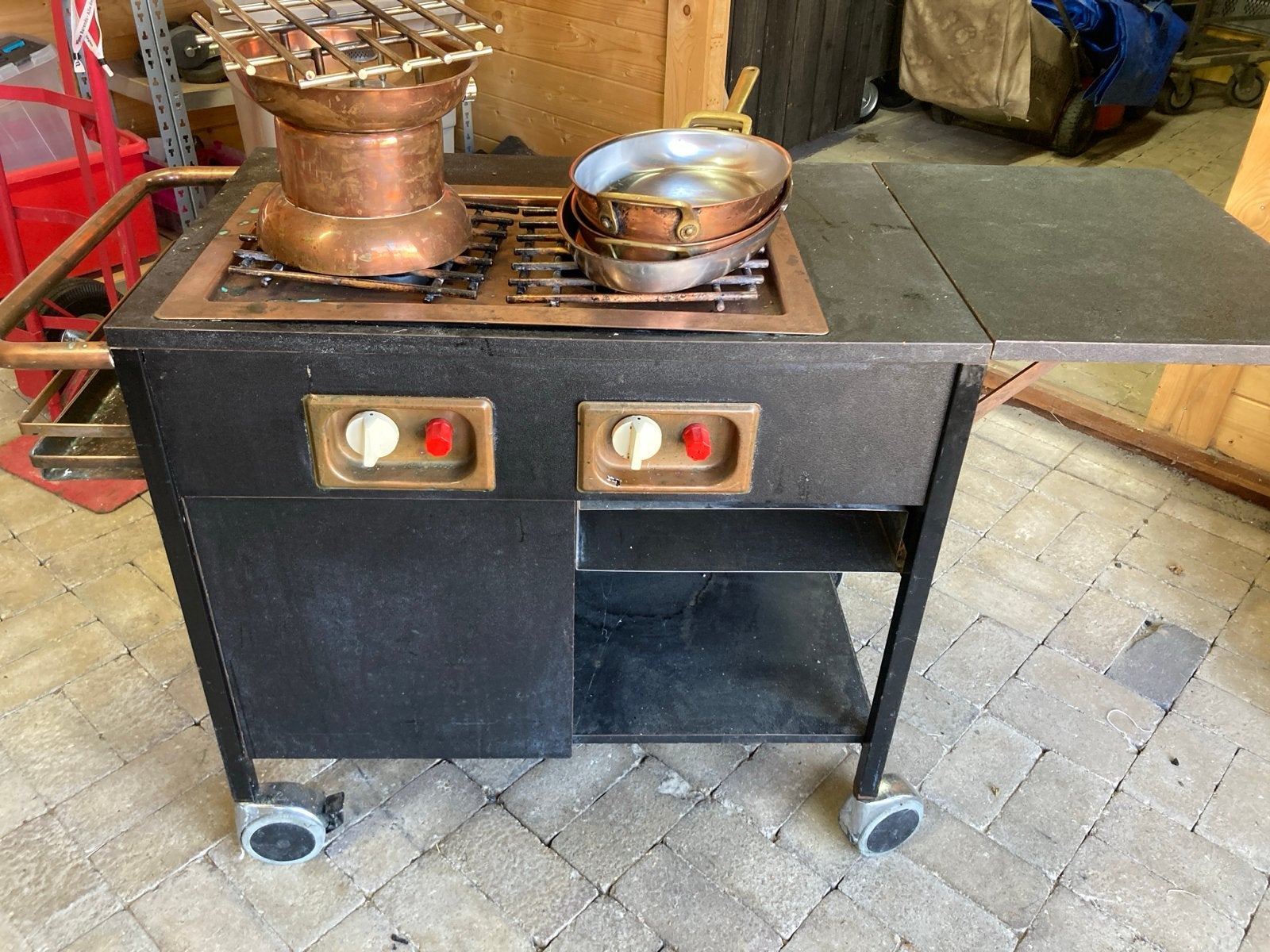 Spring Gourmet buitenkeuken met 2 gaspitten, Ophalen of Verzenden, Gebruikt