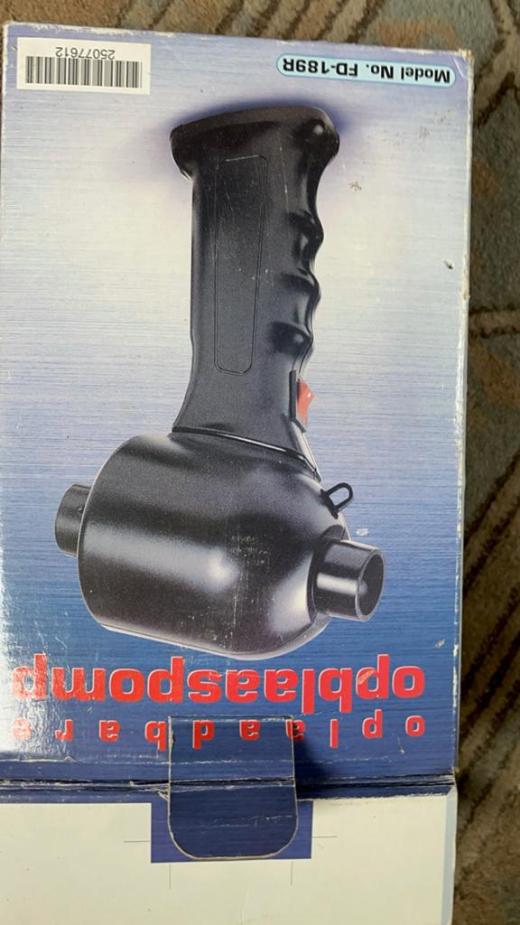Opblaaspomp voor luchtbedden en meer - Model FD-189R, Ophalen, Zo goed als nieuw