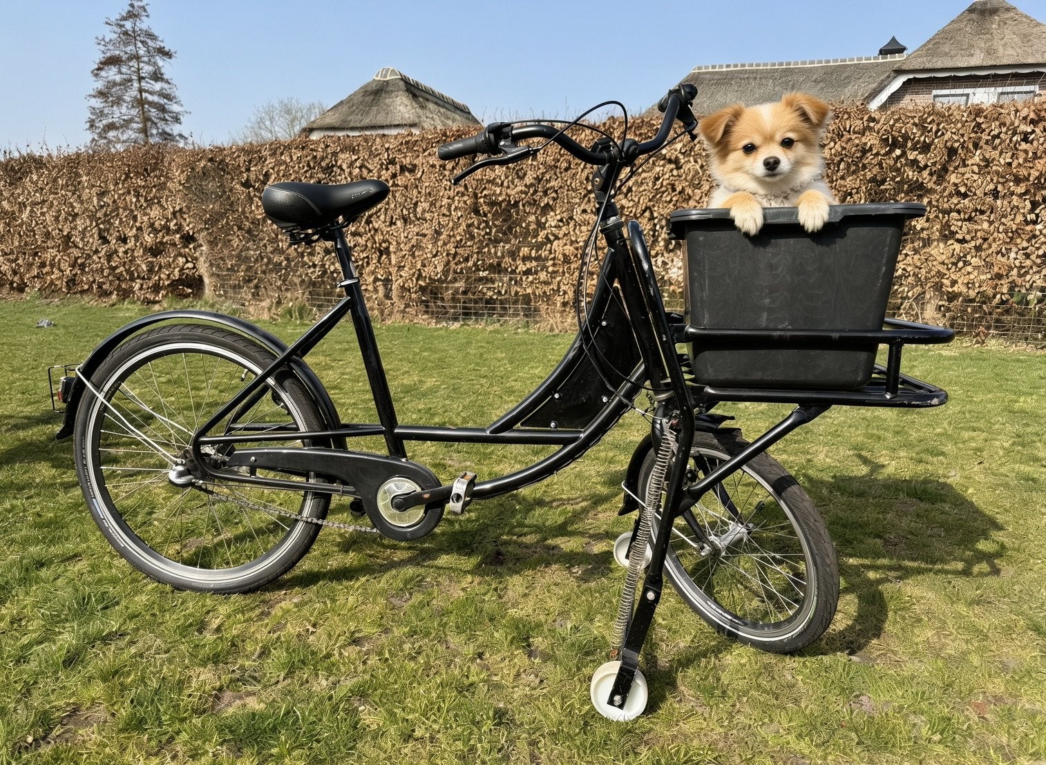 Stoere sportieve Hondenfiets transportfiets bakfiets €1200, Ophalen