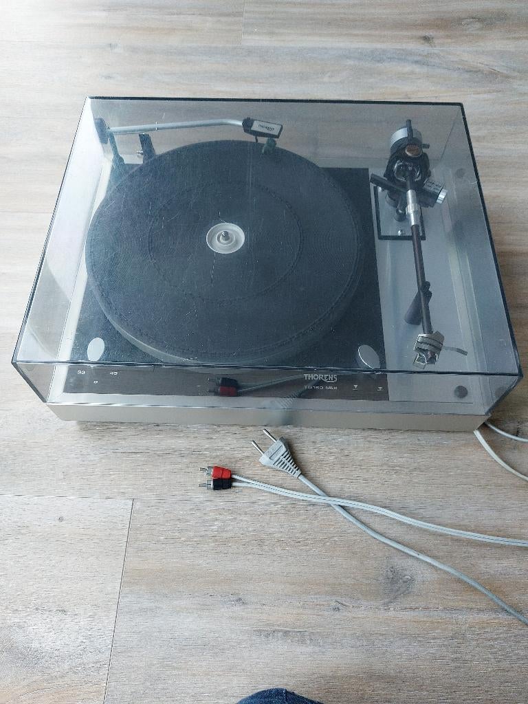 Thorens TD 160 MK ll met Ortofon F15 MK ll element, Ophalen of Verzenden, Gebruikt, Platenspeler, Thorens
