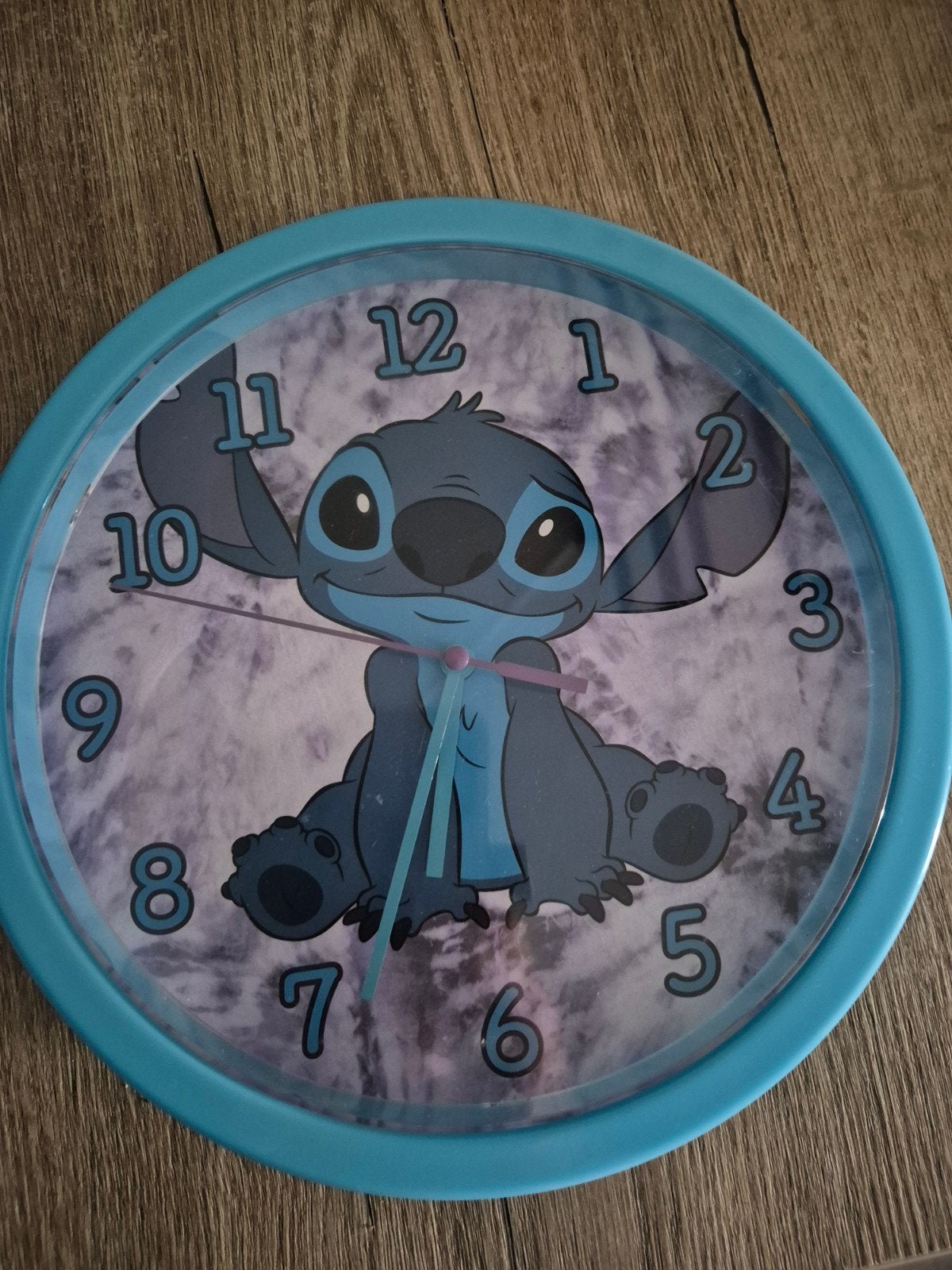 Disney Stitch Wandklok - Leuke Klok voor Kinderkamer, Ophalen, Gebruikt, Analoog, Wandklok