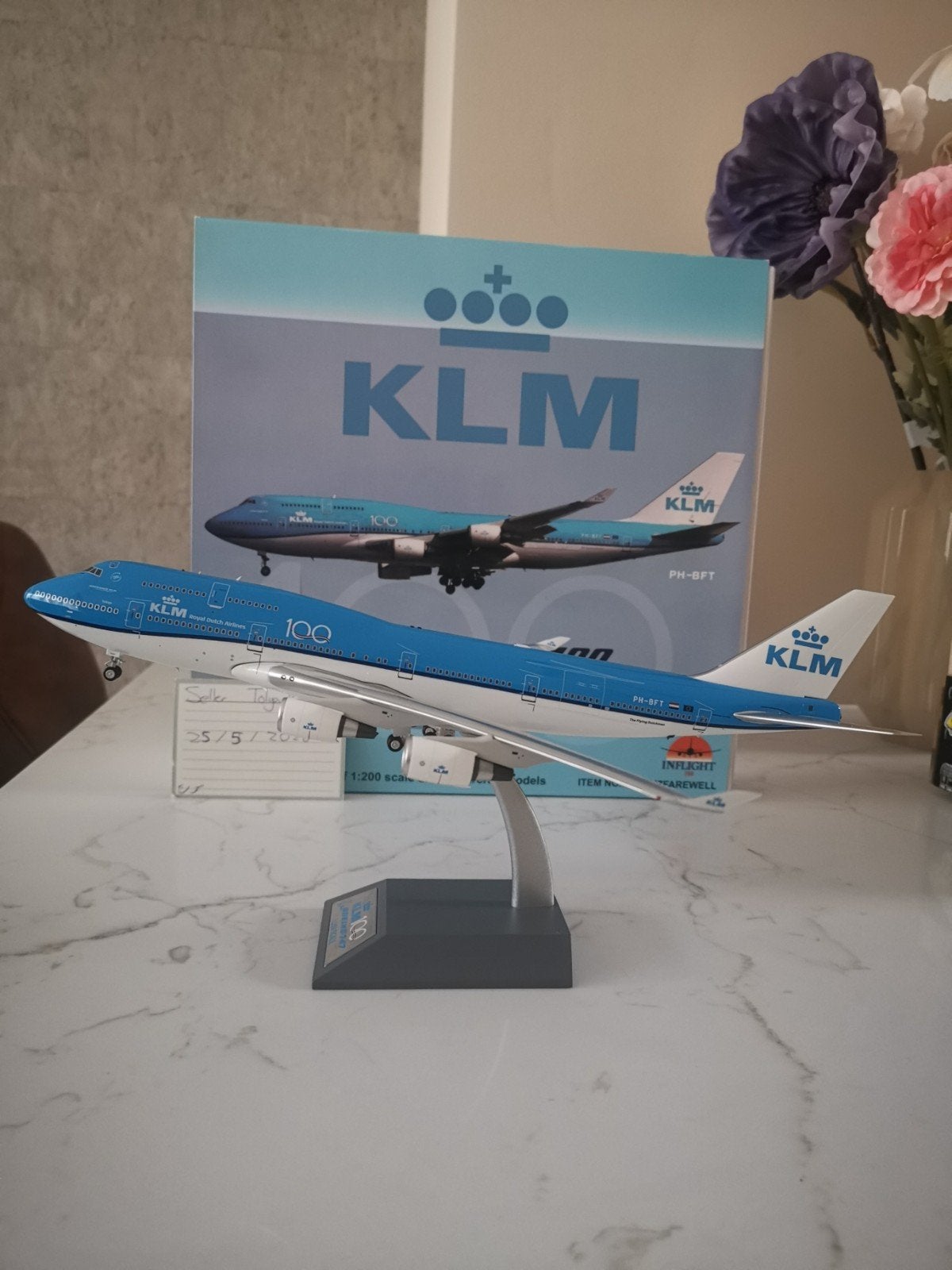 KLM B747-400 Inflight200 1:200 IFKLM747FAREWELL Reg. PH-BFT, Overige merken, 1:200 of kleiner, Nieuw, Ophalen of Verzenden