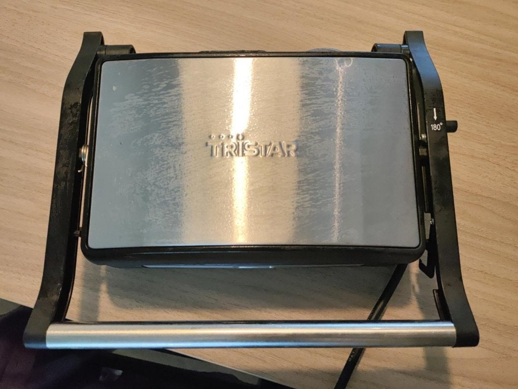 Tristar tosti-ijzer / contactgrill zwart-zilver, Ophalen, Gebruikt