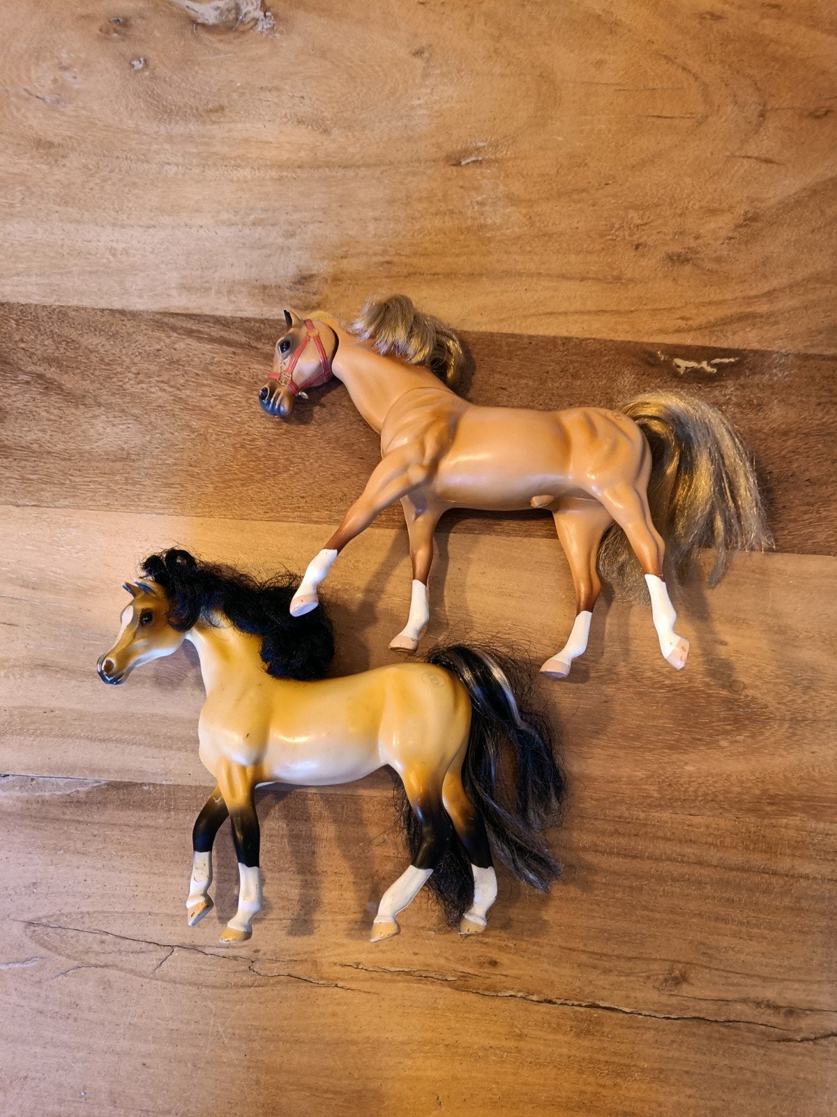 Grote Opruiming! 2 paarden speelgoed, waarvan 1 beweegbaar, Ophalen of Verzenden
