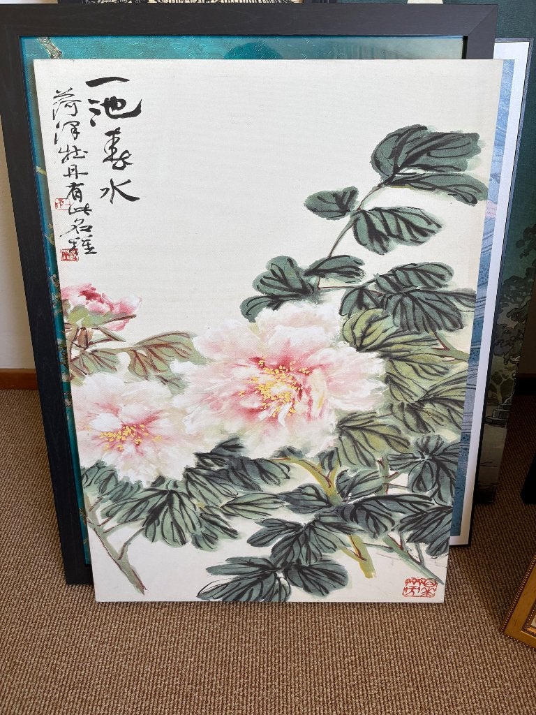 Canvas Japanse bloem, Ophalen, 50 – 75, Gebruikt, Overige typen