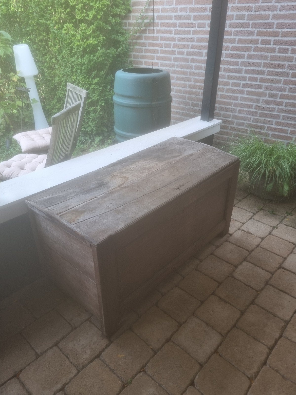 Houten dekenkist, Huis en Inrichting, Ophalen, Gebruikt