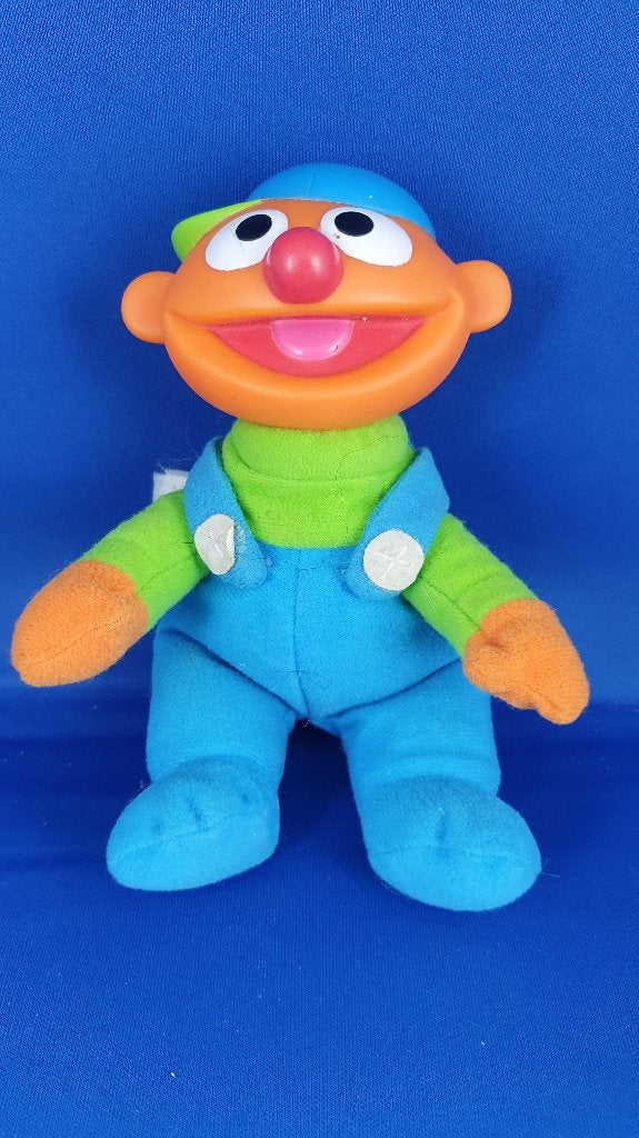 Ernie baby knuffel, vintage Tyco Babies 1998. 15 cm. T4